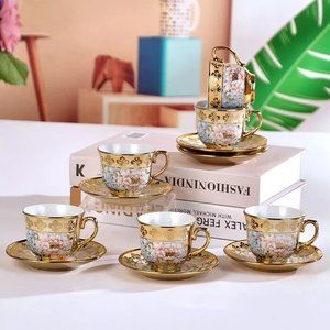 Perfect gift  ceramic mugs European style coffee cup gift set coffee mug